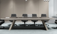 Επιτραπέζιο ξύλινο σπίτι εκτελεστικό Λ γραφείων επίπλων CEO πολυτέλειας που διαμορφώνεται