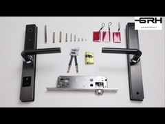 Έξυπνος εγχώριων δακτυλικών αποτυπωμάτων λαβών πορτών ηλεκτρονικός ψηφιακός ευφυής WiFi δοντιών κλειδαριών μπλε