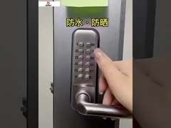 Ψηφιακή κλειδαριά WIFI Tuya APP Κάρτα ελέγχου δακτυλικών αποτυπωμάτων Ευφυής Ηλεκτρική Αλουμίνιο συρόμενη έξυπνη πόρτα