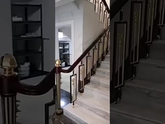 Κλασικά μπαλούστερ από κράμα αλουμινίου εσωτερική διακόσμηση σκάλας υψηλής ποιότητας περίφραξη