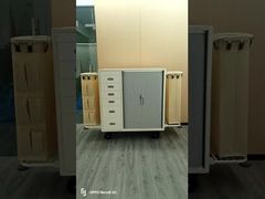 ΑΒΣ πλαστικό κατασκευασμένο - στο τραπέζι κουζίνα κάδους απορριμμάτων μακρά διάρκεια ζωής γκρι μπλε χρώμα