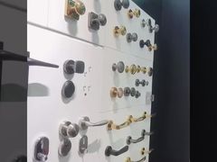 Δείτε γιατί να επιλέξετε τα δημοφιλή σετ πόμολα εσωτερικής πόρτας , Ομαλή κατεργασία Cnc λαβής πόρτας από ψευδάργυρο