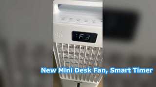 Νέος Mini Desk Fan, Smart Timer Silent Home Outdoor Air Cooler για Desktop