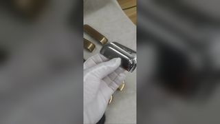 Σκανδιναβικό στυλ χρυσό κοχύλι λαβή από συμπαγές ορείχαλκο λαβή πόρτας ντουλάπας αντίκα πλήρες χάλκινο ντουλάπι ιατρικής