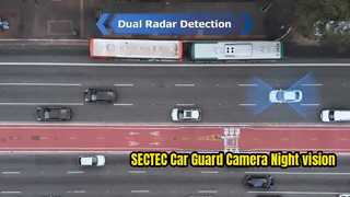 2026 SECTEC Car Guard Camera 24/7 Parking Radar Detection Lens Night Vision APP UBOXPRO Continuous R