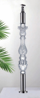 Ακρυλικό Κρυστάλλινο Baluster Διαφανής Διαφάνεια Χερούλι Προσαρμοσμένο Μέγεθος Λούξυ Χρυσό Διακοσμητικό Ακρυλικό Stai