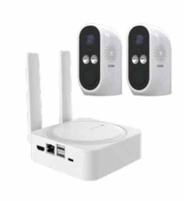 Εξοπλισμός ασφαλείας 4MP HD διπλή φακό WIFI κάμερα