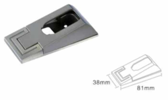 Wardrobe Removable Oval Tube Holder Support