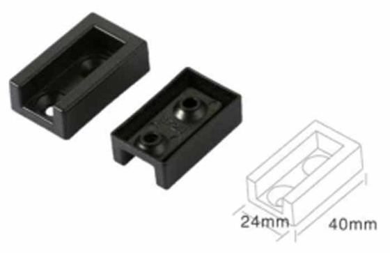 Wardrobe Removable Oval Tube Holder Support