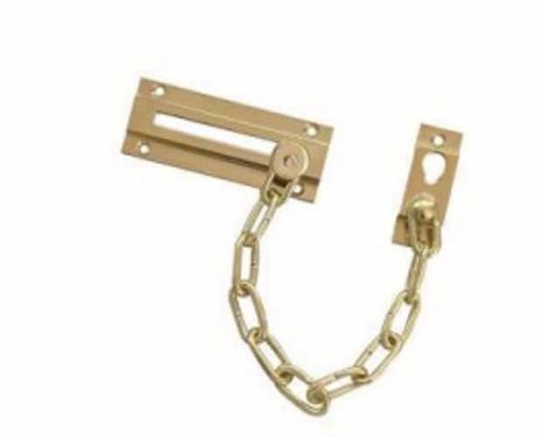 Adjustable Backset Antique Window Door Bolt And Household Brass Lock With 2 Keys