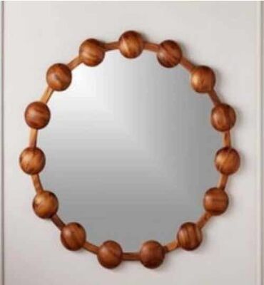 Irregularity Pink Vanity Mirror Fashion Princess Cloud Makeup Mirror Daily Makeup Korean INS Hanging Mirror