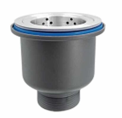 Universal Stainless Steel Plastic Kitchen Sink Drainer Tubes Anti-Clogging Waste Catch Cup Basket for Bathroom Use Wholesale