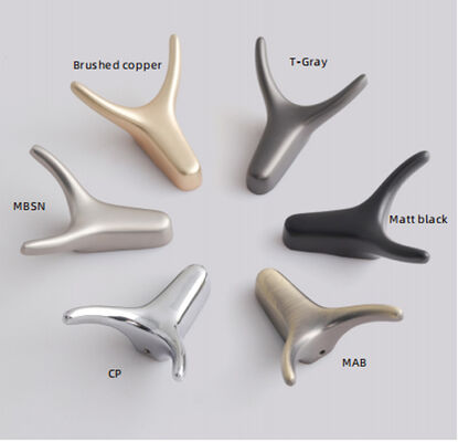GOLD Zinc Alloy Furniture Cabinet Handle Drawer Pulls Knob Hook Wall Hook