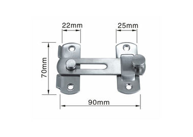 Ss304 πορτών κλειδαριών βαρέων καθηκόντων 70x22mm μικρό μέγεθος ύφους συρτών απλό σύγχρονο