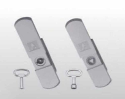 Κλειδαριά Πόρτας Ηλεκτρικού Πίνακα Υψηλής Ασφάλειας από Ανοξείδωτο Χάλυβα με Σύνδεση Ουρανού-Γης, Μηχανισμός Άνω-Κάτω