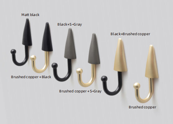 GRH Χονδρικό Hot Sale Hardware Vintage Zinc Alloy Black Gold Καφέ ρούχα Σχεδιασμός κρεβατοκάμαρας Αγκάλια για έπιπλα